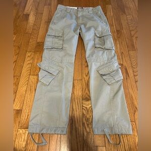 Match Matchstick Union Workwear Cargo Pants M 30/ 31 Olive Green Pockets